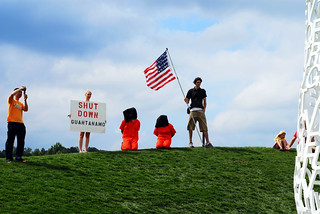 Anti-Torture Vigil - Week 54: Des Moines Sculpture Garden Hilltop