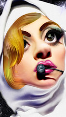 Lady Gaga - Caricature