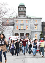 McGill student vote mob 2011