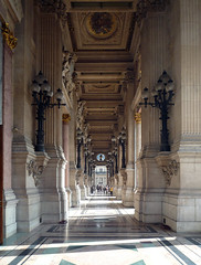 Garnier's Paris Opéra Exterior Balcony Beyond the Grand Foyer