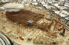 LAFD Aerial Photos of Los Angeles Convention Center Expansion Circa 1991