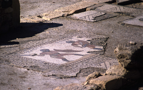 042Zypern Kourion Haus der Gladiatoren Mosaik • <a style="font-size:0.8em;" href="http://www.flickr.com/photos/69570948@N04/14059298062/" target="_blank">Auf Flickr ansehen</a>