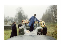 The funeral of 'Cassidy', Kensal Green Cemetery, 1974 c Charlie Phillips