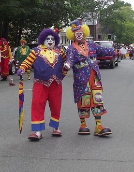 Shriner clowns