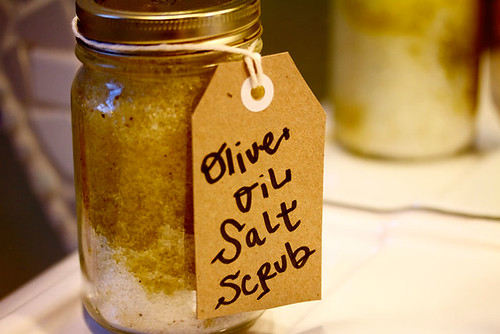 Olive Oil Salt Scrub