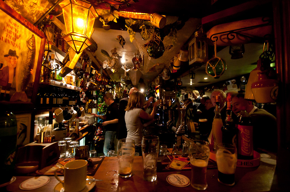 Pub tradicional irlandés