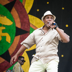Reggie Hall at the 2014 New Orleans Jazz and Heritage Festival