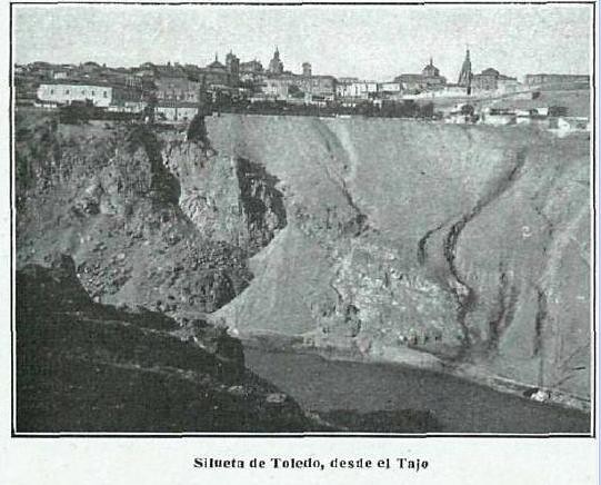 Toledo visto desde el Cerro de la Virgen de la Cabeza. Fotografía de Kurt Hielscher publicada en La Esfera en junio de 1916