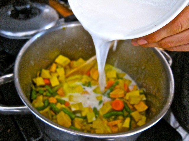 Coconut Curry in The Making