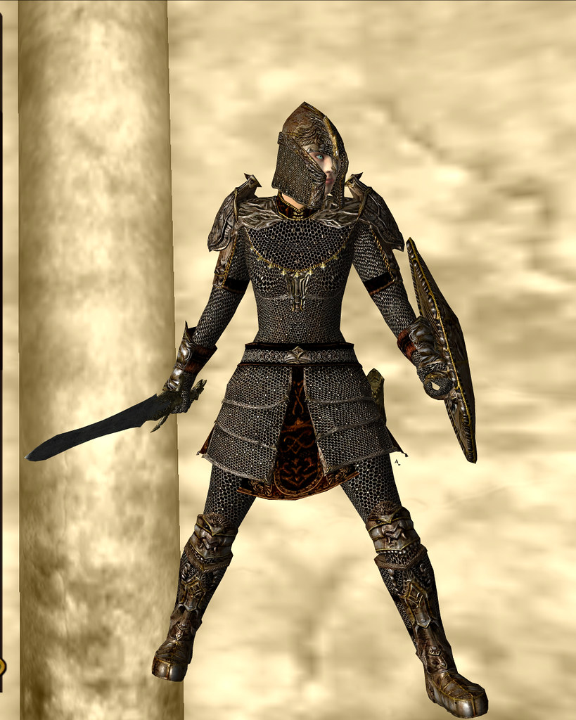The Fantasy Art Of Elder Scrolls IV Oblivion Mithril Armor.