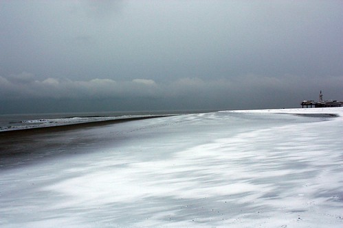 Neve na praia de Scheveningen (Snow on the beach)
