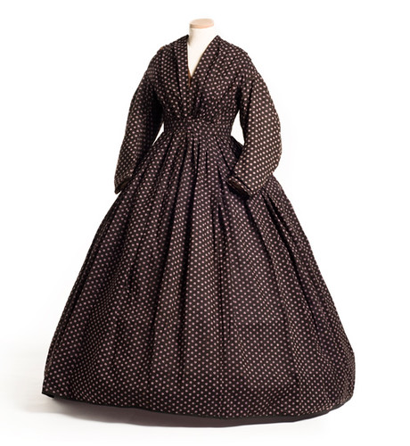 Wool dress, 1860s