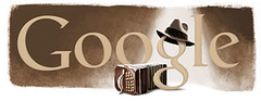 Google Carlos Gardel's Birthday Logo