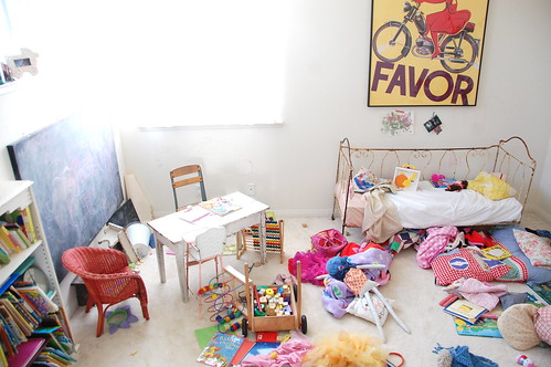 oh boy, their messy room!