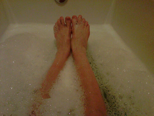 Ahhh, a bath