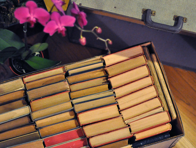 handed down from my grandma vintage books from the 1930's and 1940s as well as personal scrapbooks of movie stars from the 30's, DSC_0286