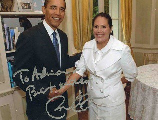 B.Obama & A.Ramos V (Signed)