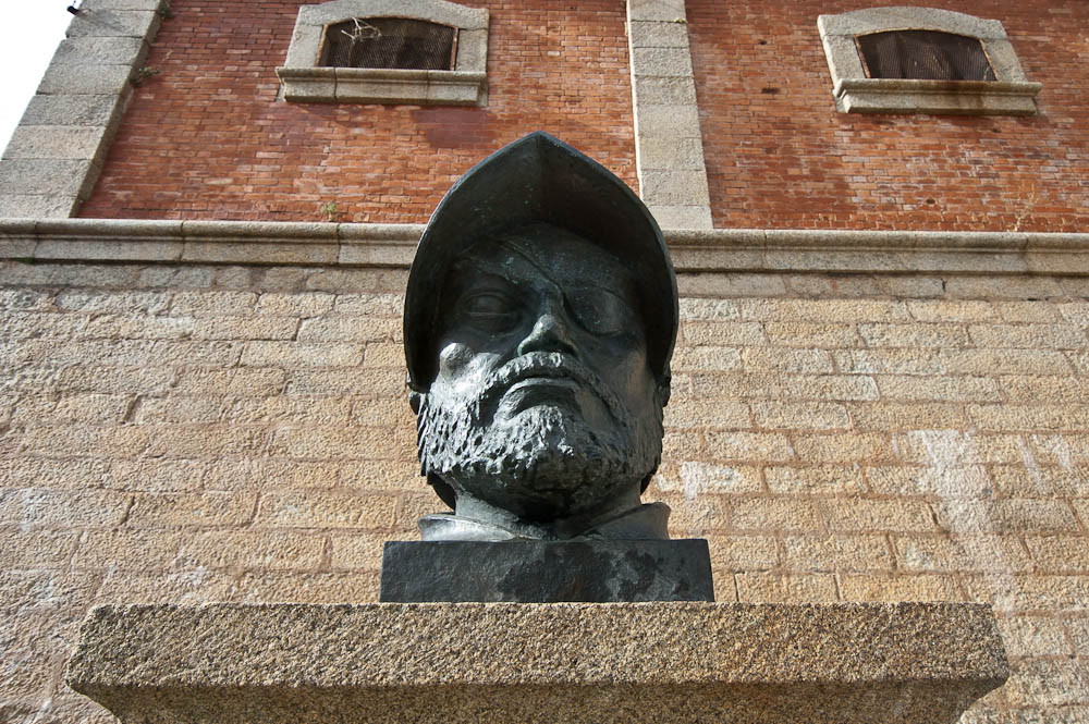 El busto de Francisco de Orellana en Trujillo