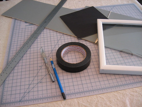 Diy Photo Mats A Great Way To Reuse Old Pieces Of Cardboard