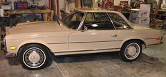 1971 Mercedes SL 280 Pagoda • <a style="font-size:0.8em;" href="http://www.flickr.com/photos/85572005@N00/5436197695/" target="_blank">View on Flickr</a>