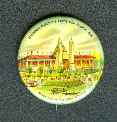 THE MINES AND METALLURGY BUILDING PINBACK