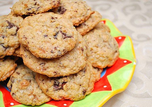 Chocolate Toffee Crunch Cookies