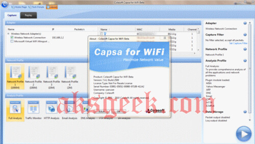 Capsa for WiFi Beta