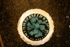 Blue and black zebra birthday cake top • <a style="font-size:0.8em;" href="http://www.flickr.com/photos/60584691@N02/5524762193/" target="_blank">View on Flickr</a>