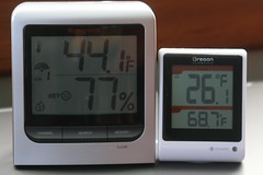 cold frame and outside  temp