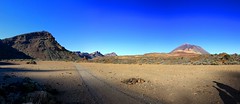 Panorámica sendero Cañadas del Teide - Amaneciendo