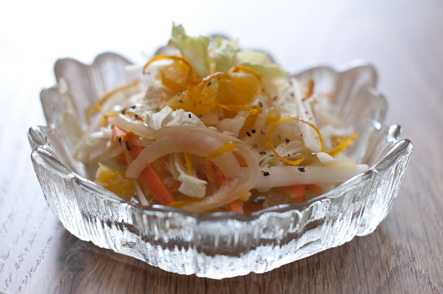 salad with oranges and onions