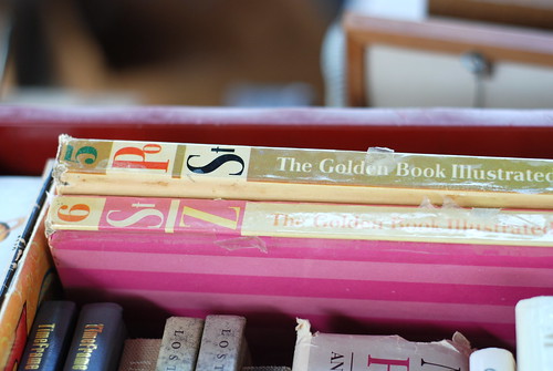 vintage Golden Book Dictionaries