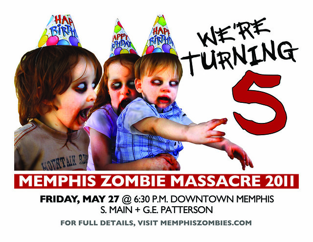 memphis zombie massacre 2011 flyer No. 1