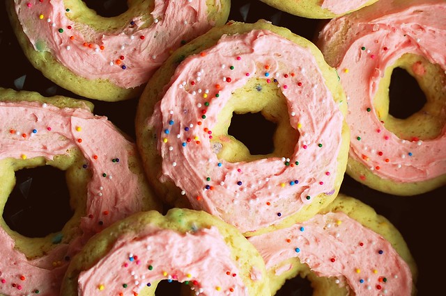 Frosted Doughnut Sugar Cookies