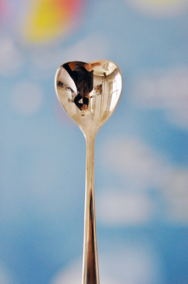 heart shaped spoon 