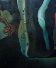 Salvador Dalí, Metamorphosis of Narcissus with detail of ants