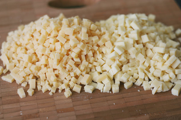diced cheese