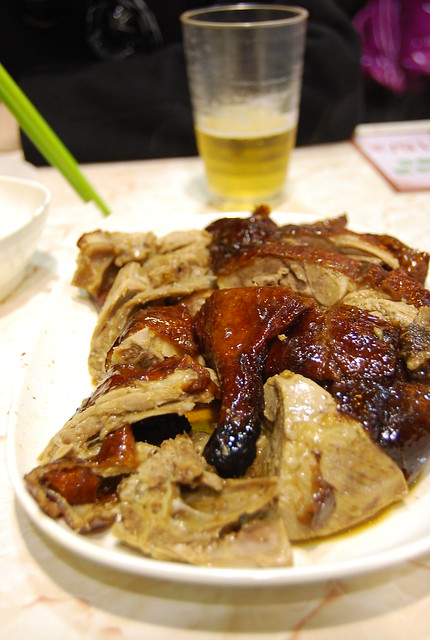 Pato a la cantonesa probado en Hong Kong