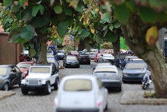 City street in miniature