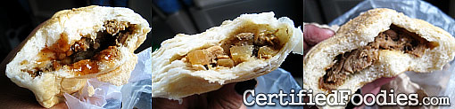 What's inside Good Shepherd's Siopao, Chicken Empanada and Adobo Roll - CertifiedFoodies.com