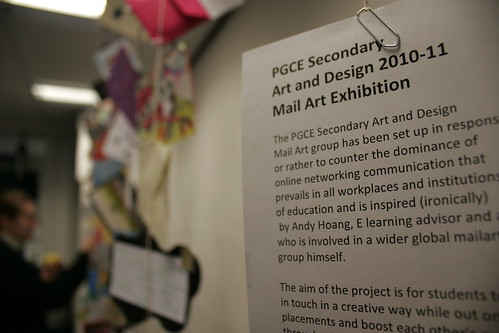 Intro to student mailart show 1
