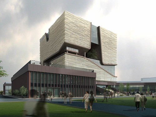 AEDAS 建築師事務所 - Xi'an Jiaotong-Liverpool University 西交利物浦大學行政大樓電腦模擬圖