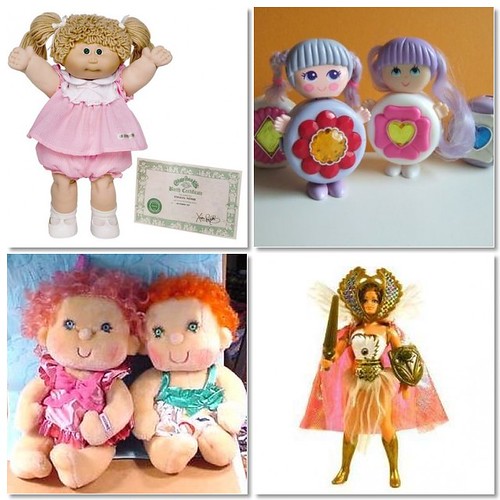 80's Toys Doll Collage