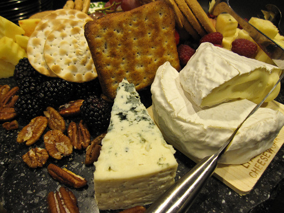 A very welcoming cheese plate