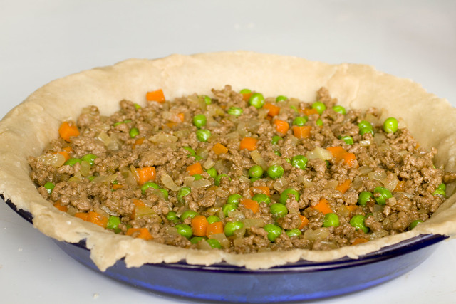 Shepherd's Pie, meat layer