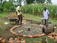 Mutsembi(shiloh) Nursery school-attachment of bricks during construction phase