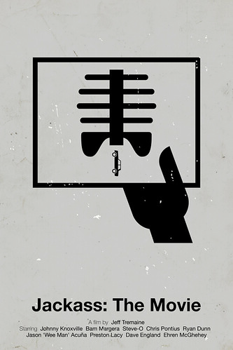 'Jackass: The Movie' pictogram movie poster