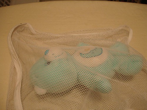Stuffed Animal in Mesh Bag