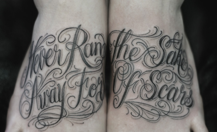 fancy script » Only You Tattoo