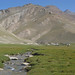 Stream running through Tash-Rabat valley - Kyrgyzstan